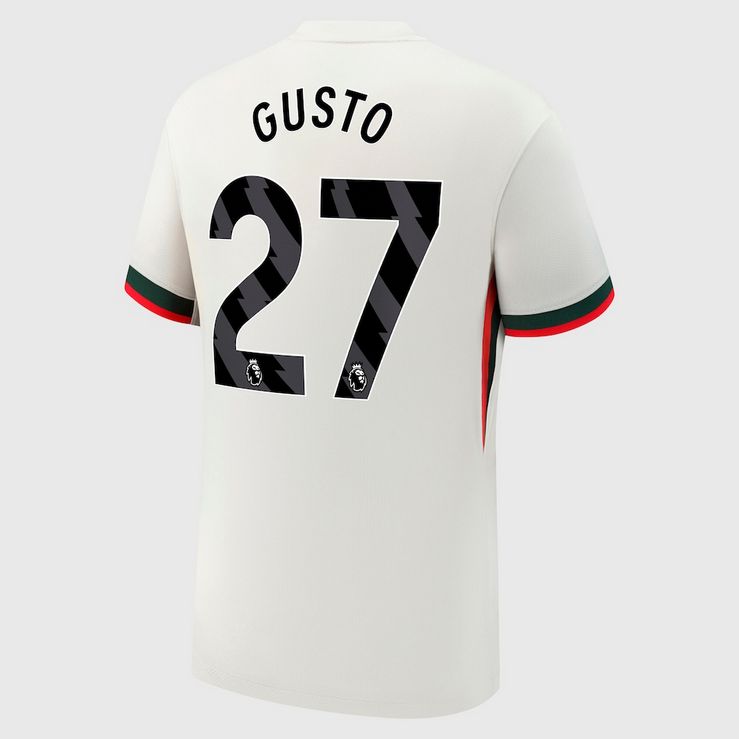 Malo Gusto Chelsea F.C. 25/26 Away White Jersey