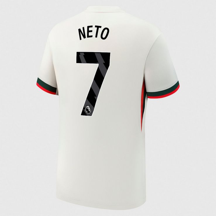 Pedro Neto Chelsea F.C. 25/26 Away White Jersey