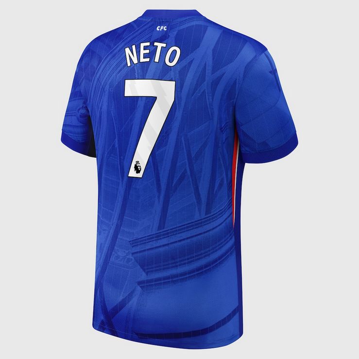 Pedro Neto Chelsea F.C. 25/26 Home Blue Jersey