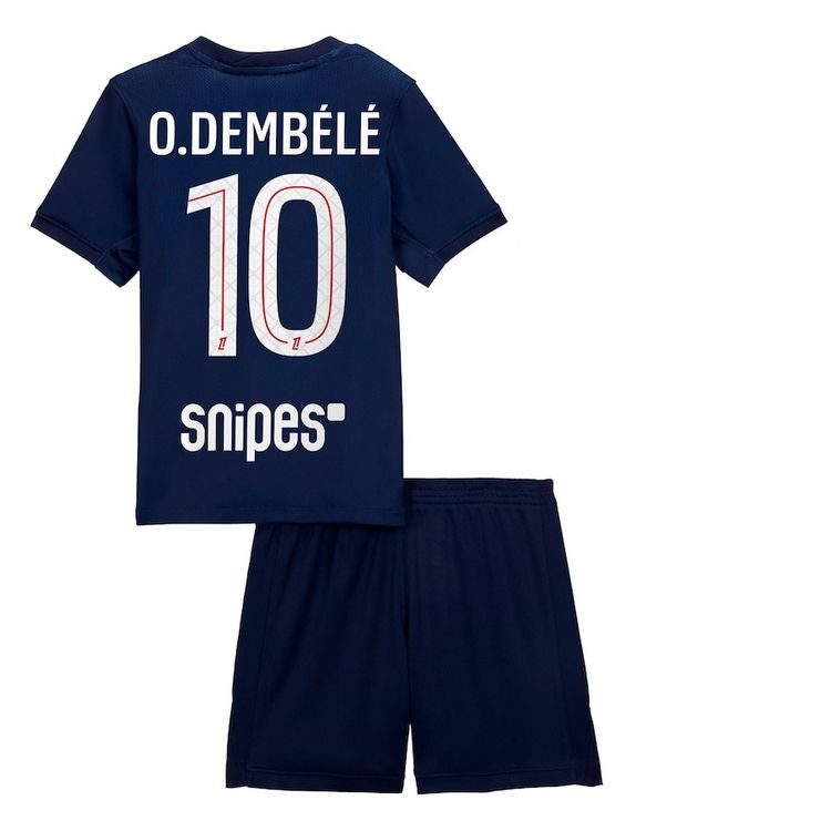 Ousmane Dembélé PSG 25/26 Home Kids Kit