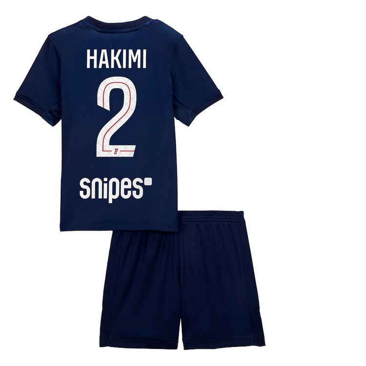Achraf Hakimi PSG 25/26 Home Kids Kit