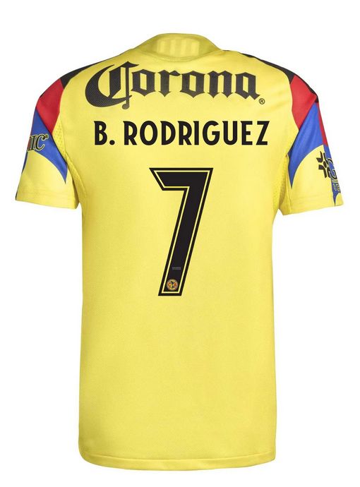 Brian Rodriguez Club América 25/26 Home Yellow Jersey