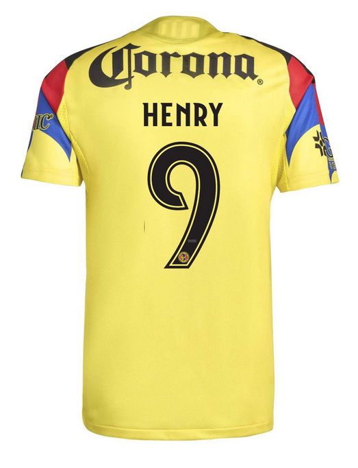 Henry Martin Club América 25/26 Home Yellow Jersey