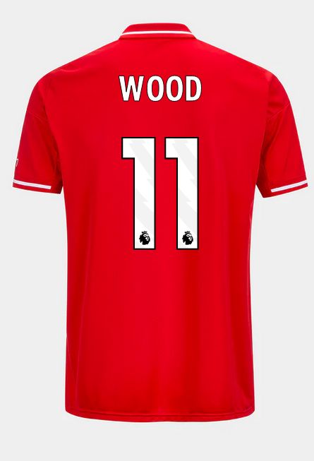 Chris Wood Nottingham Forest F.C. 25/26 Home Red Jersey