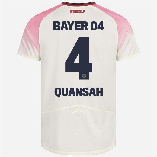 Quansah Bayer 04 Leverkusen 25/26 Away Soccer Jersey