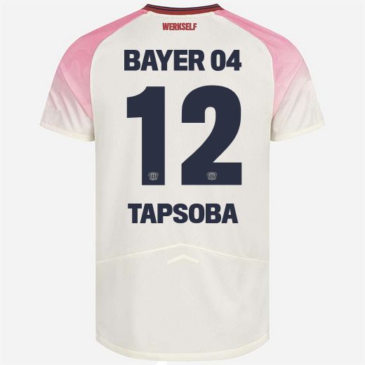 Tapsoba Bayer 04 Leverkusen 25/26 Away Soccer Jersey
