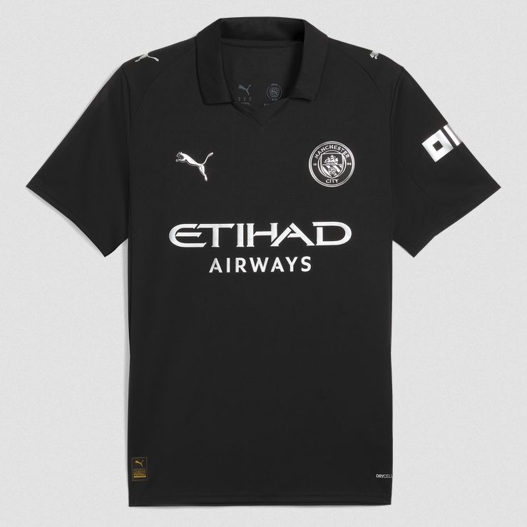 Manchester City FC 25/26 Away all Black Jersey