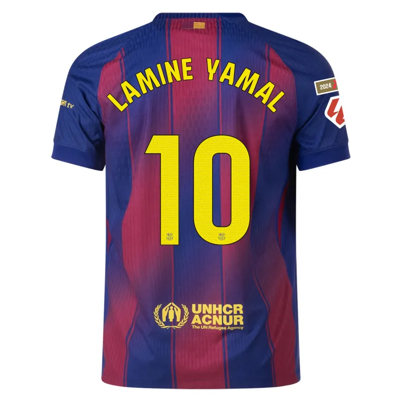 Lamine Yamal #10 FC Barcelona 25/26 Home Stadium Match Jersey