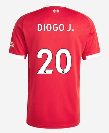 Diogo Jota Liverpool FC 25/26 Home Jersey