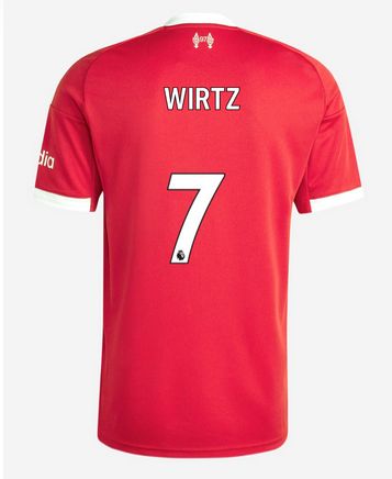 Florian Wirtz Liverpool FC 25/26 Home Jersey