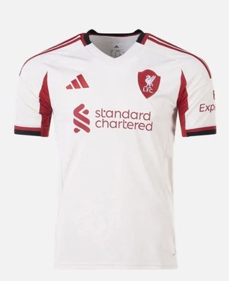 Diogo Jota Liverpool FC 25/26 Away White Jersey