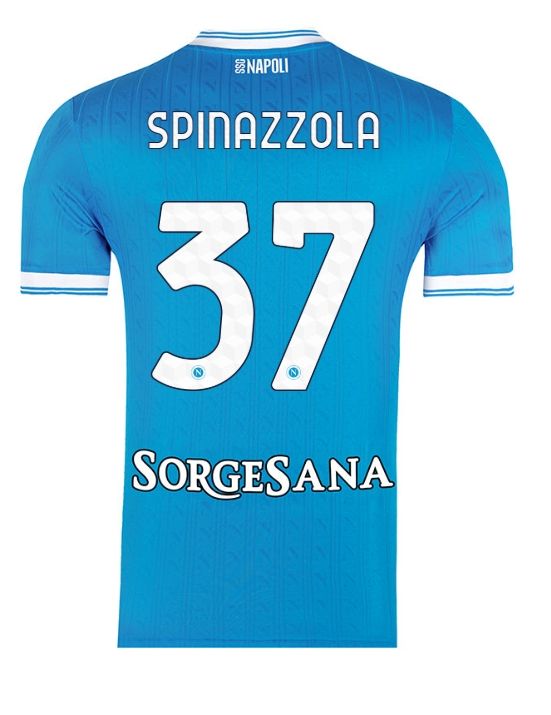 Leonardo Spinazzola SSC Napoli 25/26 Home Soccer Jersey