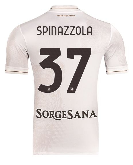 Leonardo Spinazzola SSC Napoli 25/26 Away Soccer Jersey