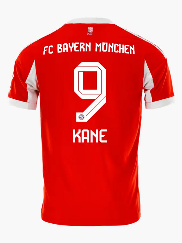 Harry Kane FC Bayern Munich 25/26 Home Soccer Jersey