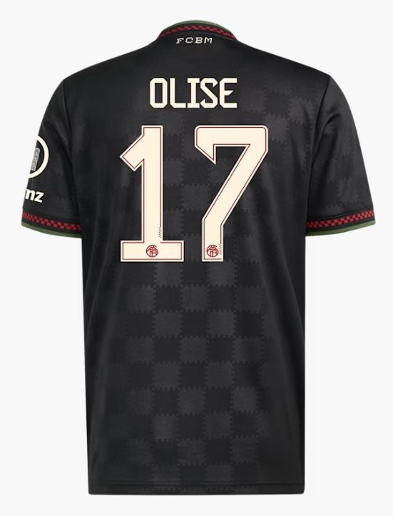 Michael Olise FC Bayern Munich 25/26 Third Soccer Jersey