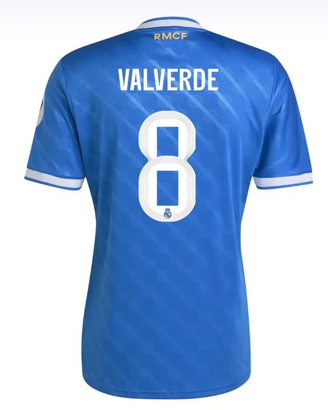 Federico Valverde Real Madrid CF 25/26 Third Blue Jersey