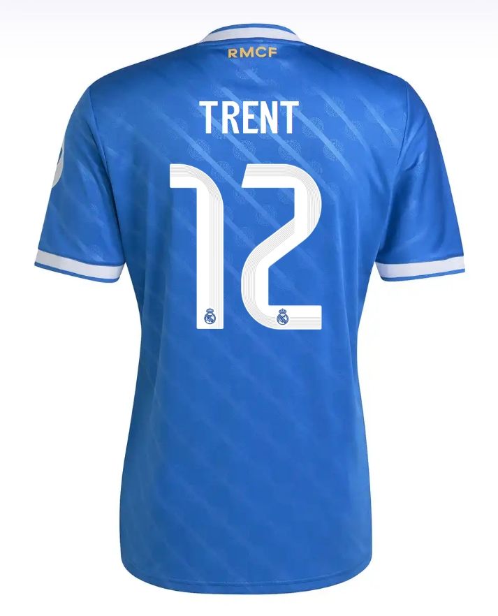 Trent Alexander-Arnold Real Madrid CF 25/26 Third Blue Jersey
