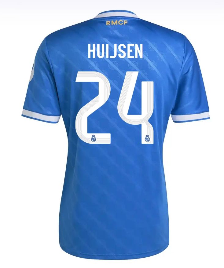 Dean Huijsen Real Madrid CF 25/26 Third Blue Jersey
