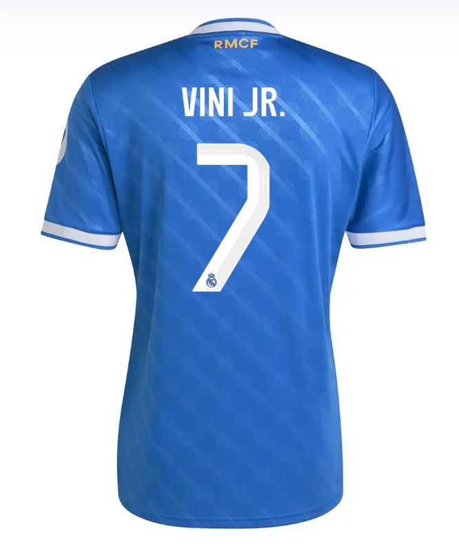 Vinicius Jr. Real Madrid CF 25/26 Third Blue Jersey