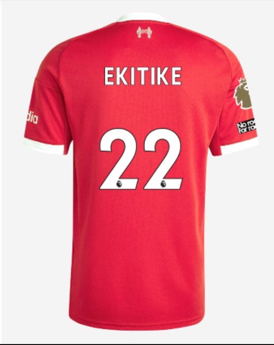 Hugo Ekitike Liverpool FC 25/26 Home Jersey