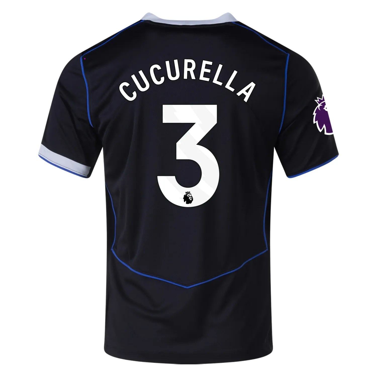 Marc Cucurella Chelsea F.C. 25/26 Third Black Jersey