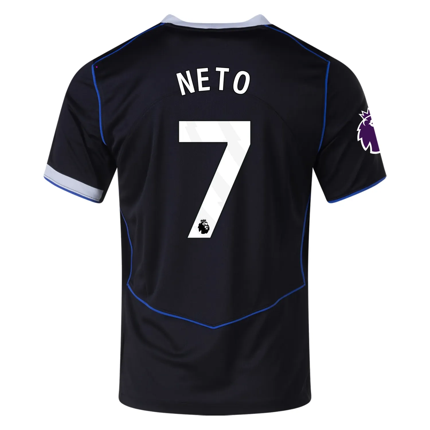 Pedro Neto Chelsea F.C. 25/26 Third Black Jersey