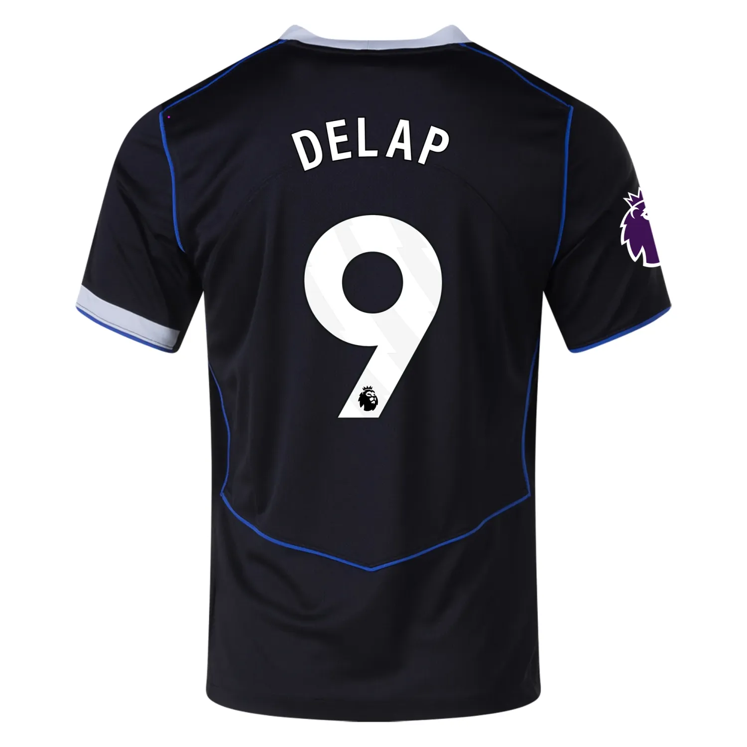 Liam Delap Chelsea F.C. 25/26 Third Black Jersey
