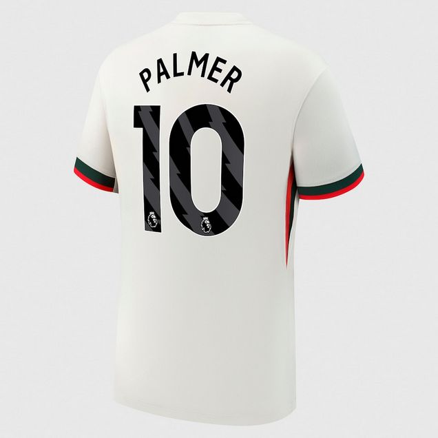 Cole Palmer Chelsea F.C. 25/26 Away White Jersey