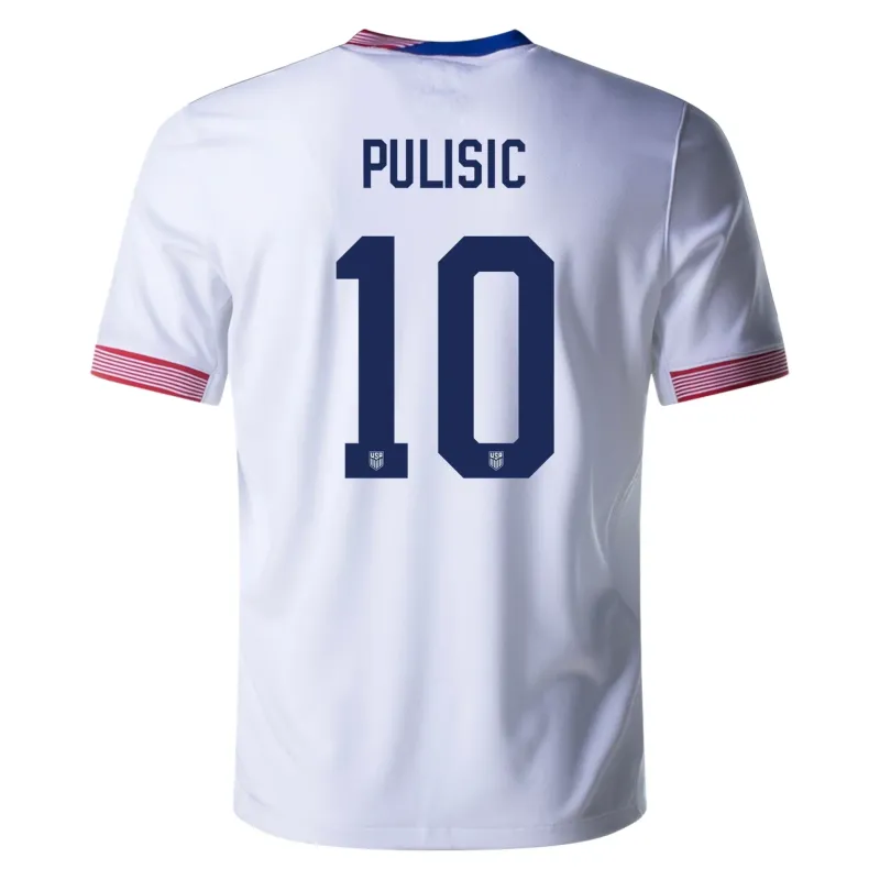 Christian Pulisic USMNT 2025 Home White Soccer Jersey