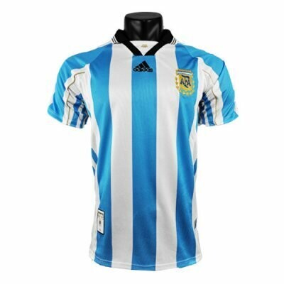 1998 Argentina Home Retro Jersey