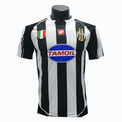 2002-2003 Juventus Home Retro Soccer Jersey Shirt