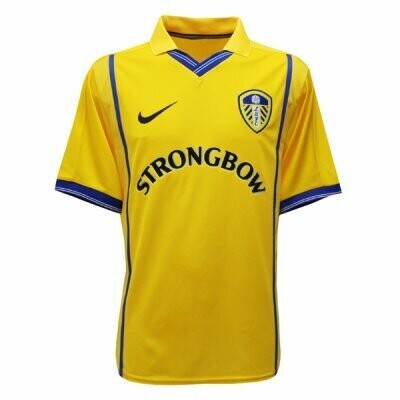 Leeds United Away Yellow Retro Jersey 2000-2001