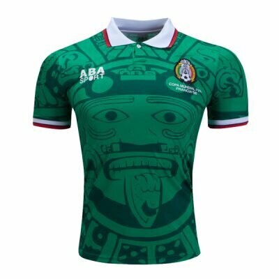 1998 ABA Home Retro Mexico World Cup Home Jersey (Replica)