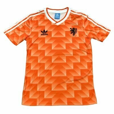 1988 Holland Home Soccer Jersey (Replica)