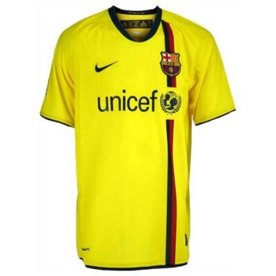 2008-2009 Barcelona Away Retro Jersey Shirt