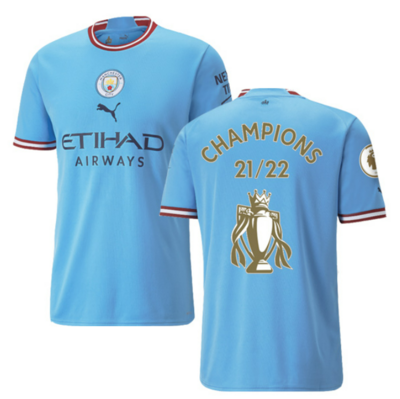 Manchester City Home Champions Jersey 22-23