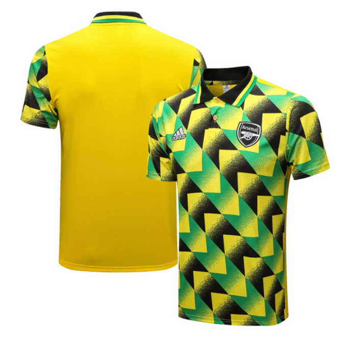 Arsenal Polo Shirt Yellow 22-23
