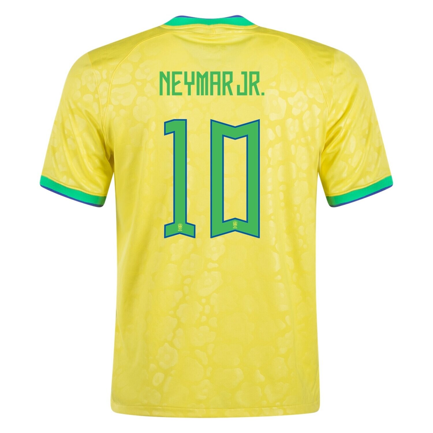 Neymar Jr. Brazil World Cup Home Soccer Jersey 2022