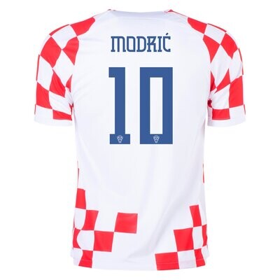 Luka Modric Croatia Euro Cup Home Soccer Jersey 2023