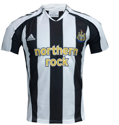 Newcastle United 2005-2006 Home Retro Shirt