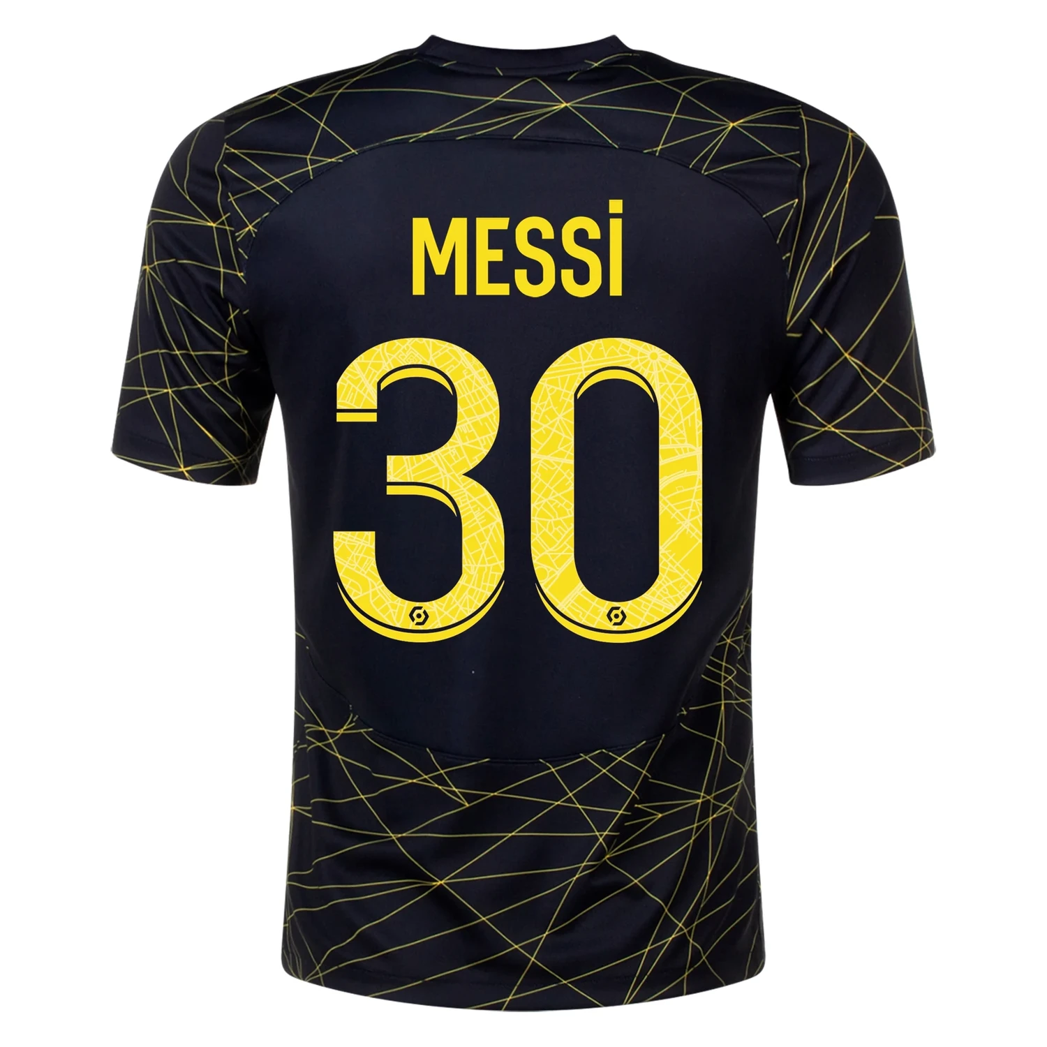 Lionel Messi Paris Saint-Germain PSG Fourth Soccer Jersey 22-23