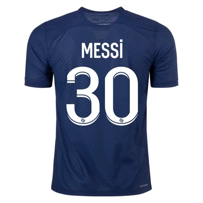 Lionel Messi PSG Home Soccer Jersey 22-23 Player Version