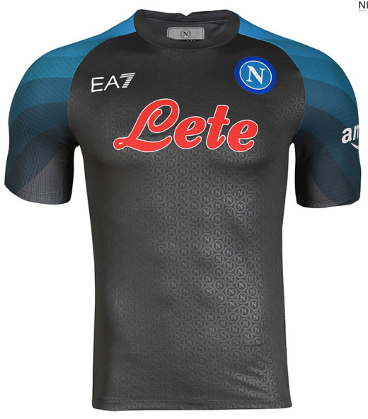 Napoli Third UCL Soccer Jersey 22-23