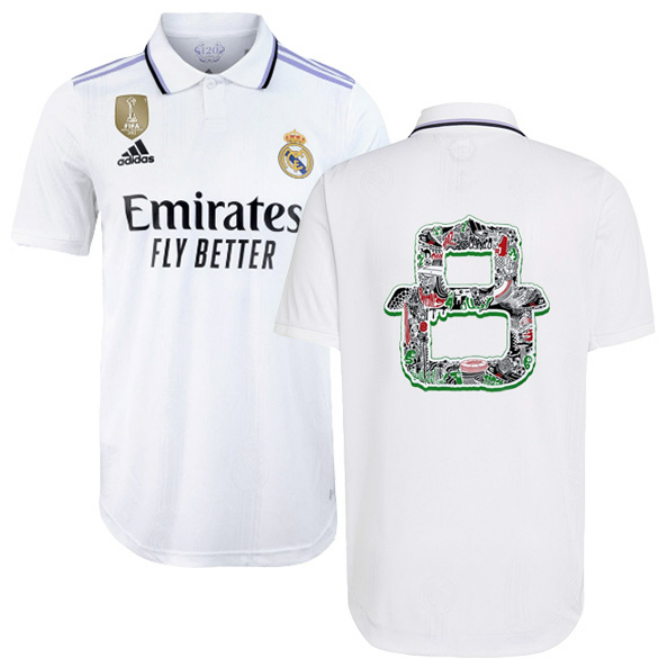 Real Madrid 8th Club World Cup Champions Player Version Jersey