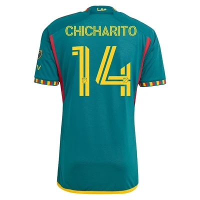 LA Galaxy Away Soccer Jersey 23-24 Player Version Chicharito #14