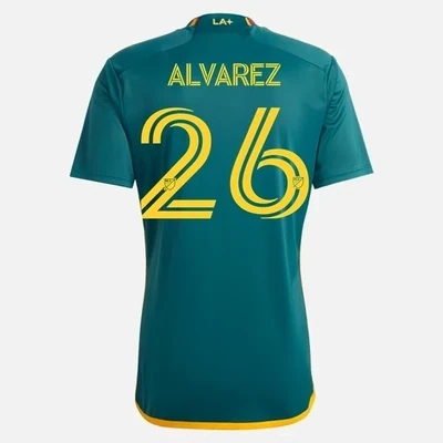 LA Galaxy Away Soccer Jersey 23-24 Efraín Álvarez