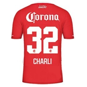 Toluca Home Red Soccer Jersey 22-23 Charli