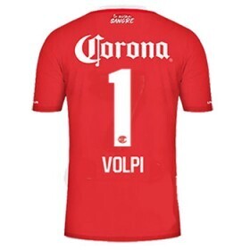 Toluca Home Red Soccer Jersey 22-23 Tiago Volpi