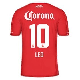 Toluca Home Red Soccer Jersey 22-23 Leo fernández