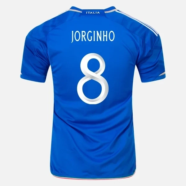Italy Home Blue Soccer Jersey 23-24 Jorginho 8